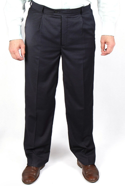 Брюки мужские классические зимние клетка серая 52