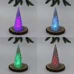 Сувенир с подсветкой «Волшебная красавица» 17 см, Серебро (работает от батареек LR44*3)