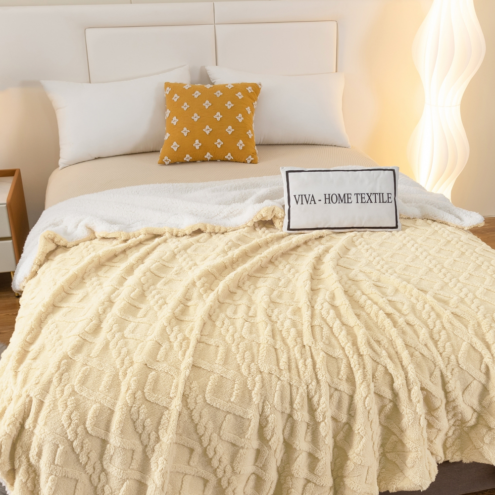 Плед Fluffy бамбуковая микрофибра FL019, размер 200*230