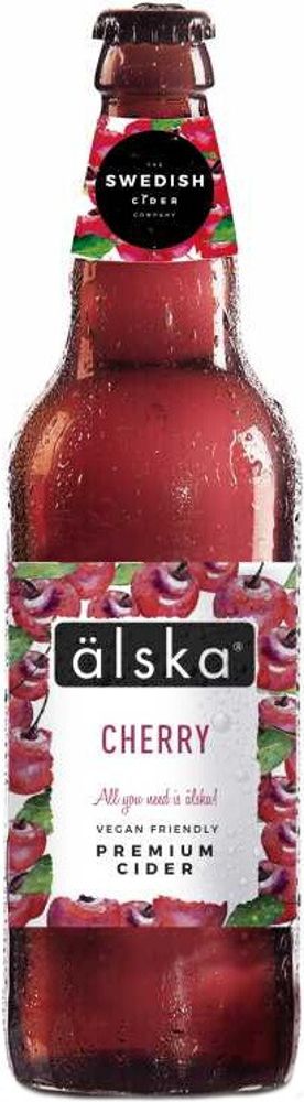 Сидр фруктовый Alska &quot;вишневый&quot; 0.5 стекло - 6 шт