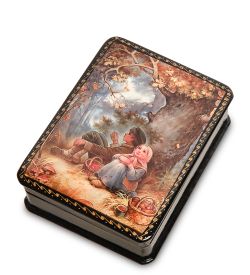 Народные промыслы ШК-19/19 Шкатулка в технике декупаж «По грибы» (10х8х3,5)