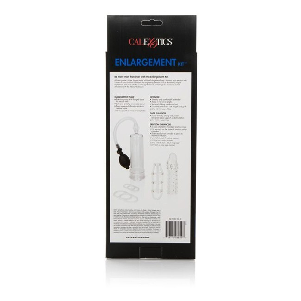 Набор для мужчин His Enlargement Kit (5 предметов) (Цвет: черный, прозрачный)