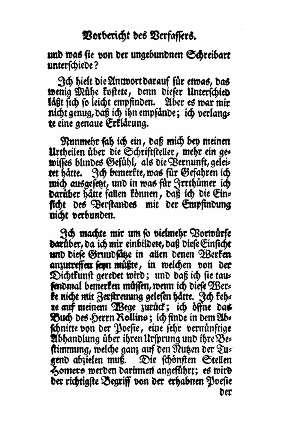 Einschränkung Der Schönen Künste. Auf Einen Einzigen Grundsatz | Ch. Batteux