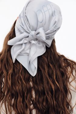 Платок (Ришелье), голубой