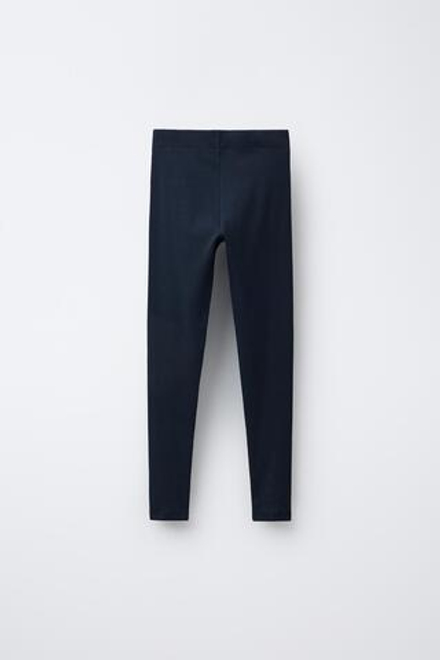 ZARA ЛЕГИНСЫ В РУБЧИК, МОРСКОЙ СИНИЙ