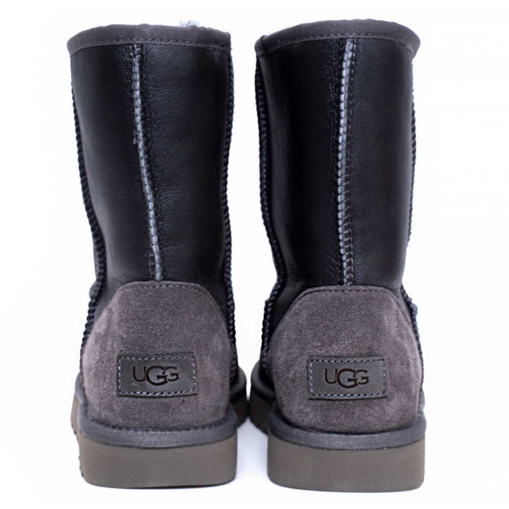 UGG Mens Classic Short Metallic Grey