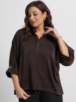 Блуза Серенада (шоколад) Б15134-24М LT Collection