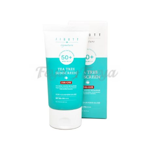 JIGOTT Солнцезащитный крем с чайным деревом SPF50 PA++++