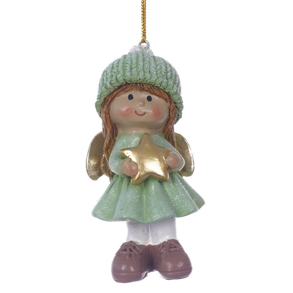 GAEM Фигурка декоративная подвесная "Ангел", L4,5 W3,5 H10 см, 2в.