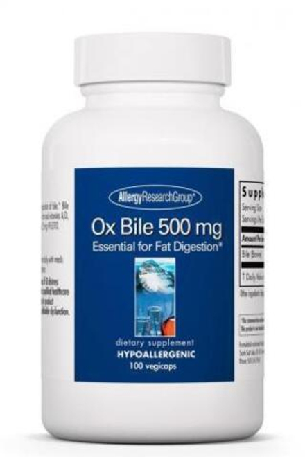 Ox Bile 500 мг 100 капсул Allergy Research Group