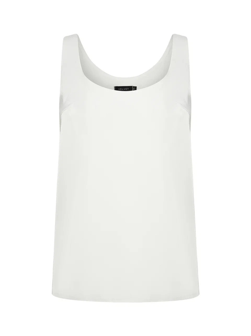 Майка из шелка молочная