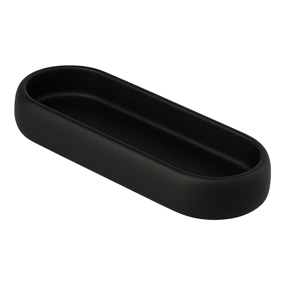 Подставка для ванных принадлежностей Slim, черная