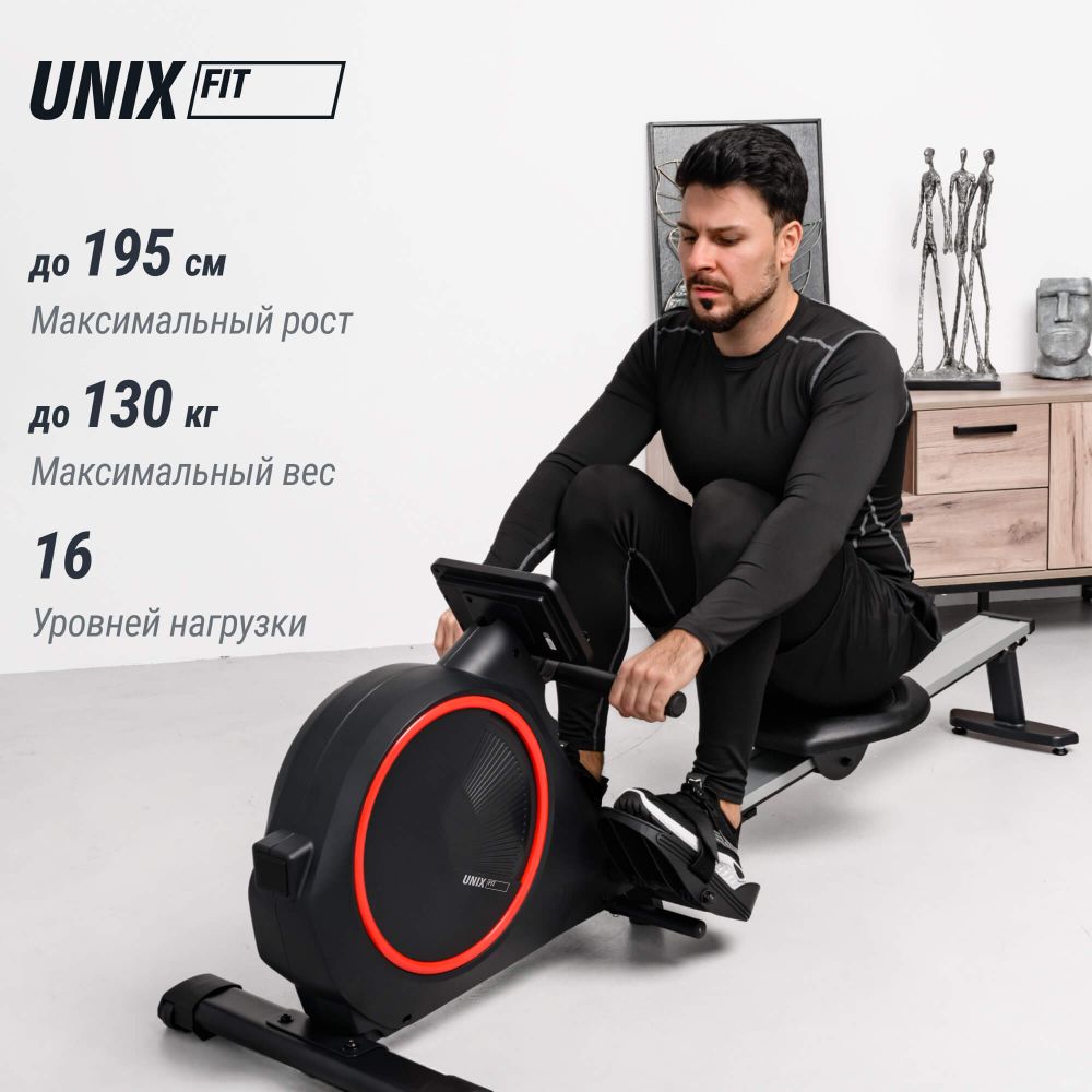 Гребной тренажер UNIX Fit Techno Rower 410E