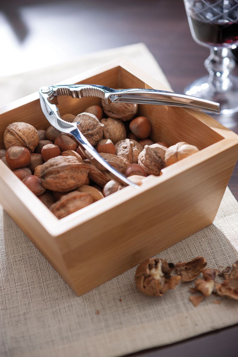 Бамбуковый набор для орехов CLICK