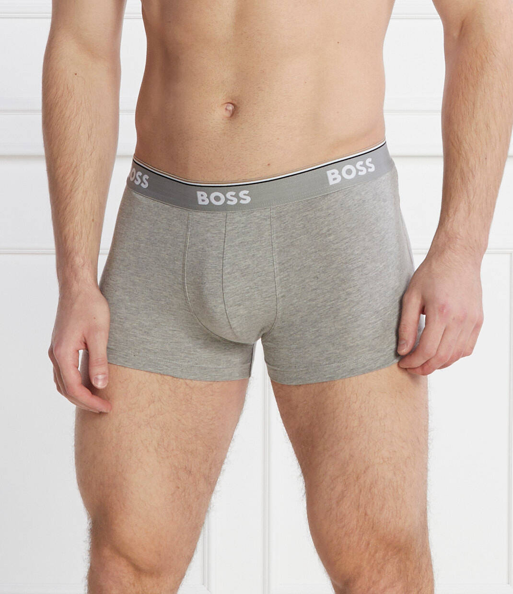 Трусики-боксеры 3шт. Trunk 3P Power BOSS BLACK - серый(50475274)