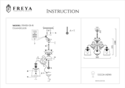 Подвесная люстра Freya FR2405-PL-05-BZ