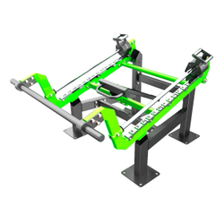 F-2804 Уличный тренажер Приседание с переменной нагрузкой ZAVODSPORTA