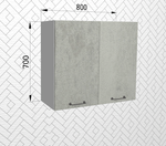 Лофт Бетон светлый П 800