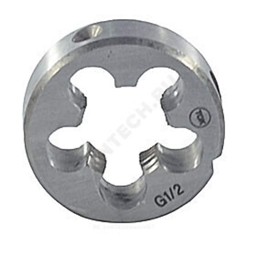 Плашка 2654-0157 с трубной резьбой 1/2" Дн45 ГОСТ 9740-71