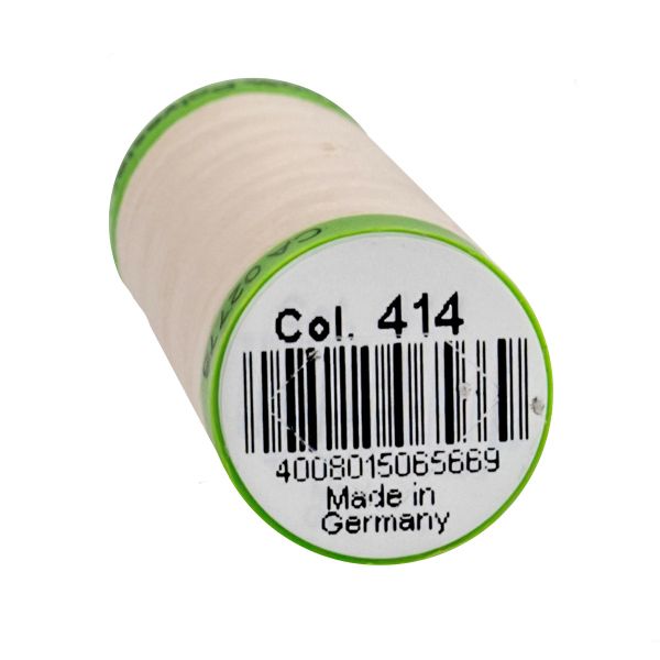 Нитки для тонких тканей Gutermann Extra Fine 150 (200 метров), 5 кат. | 414 св.кремово-бежевый