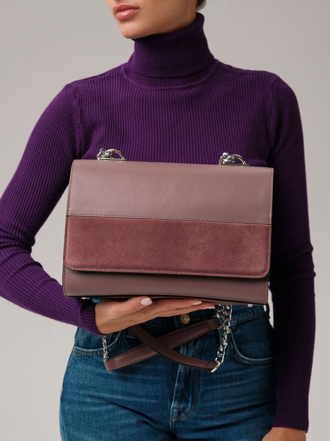 Сумка Deboro 30526 фиолетовый шепот