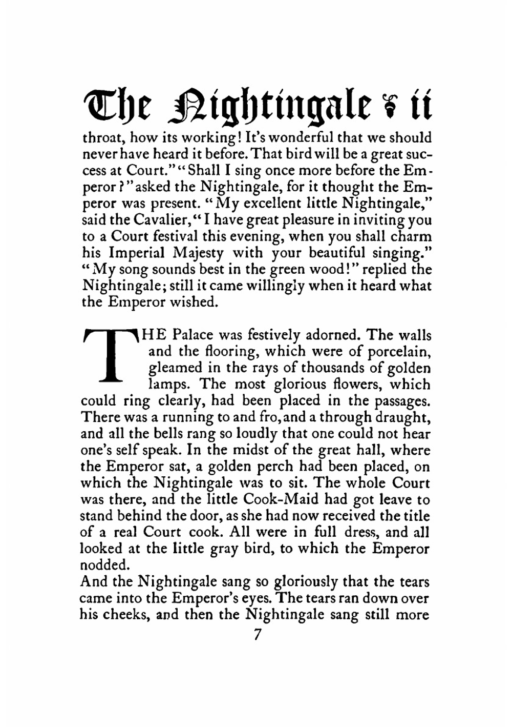 The nightingale | Ганс Христиан Андерсен; H. W. Dulcken
