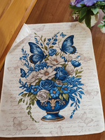 Набор кухонных полотенец, 3 шт , 45х60 см , рогожка