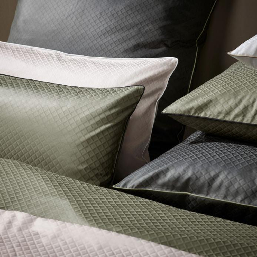 Постельное белье 2 спальное евро Curt Bauer Arezzo olive оливковое