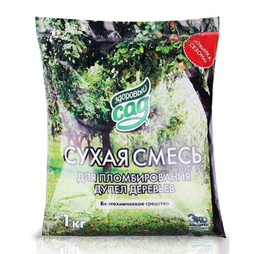Смесь сухая для пломбирования дупел деревьев 1кг