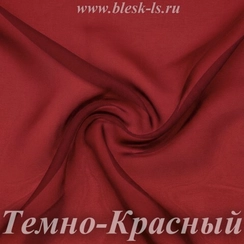 Шифон 36гр/м2 - Темно-Красный, опт от 10 м