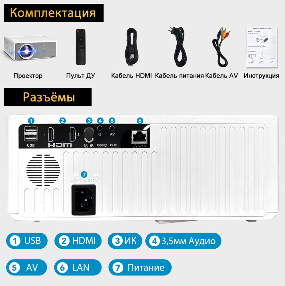 Проектор Everycom E700 Pro