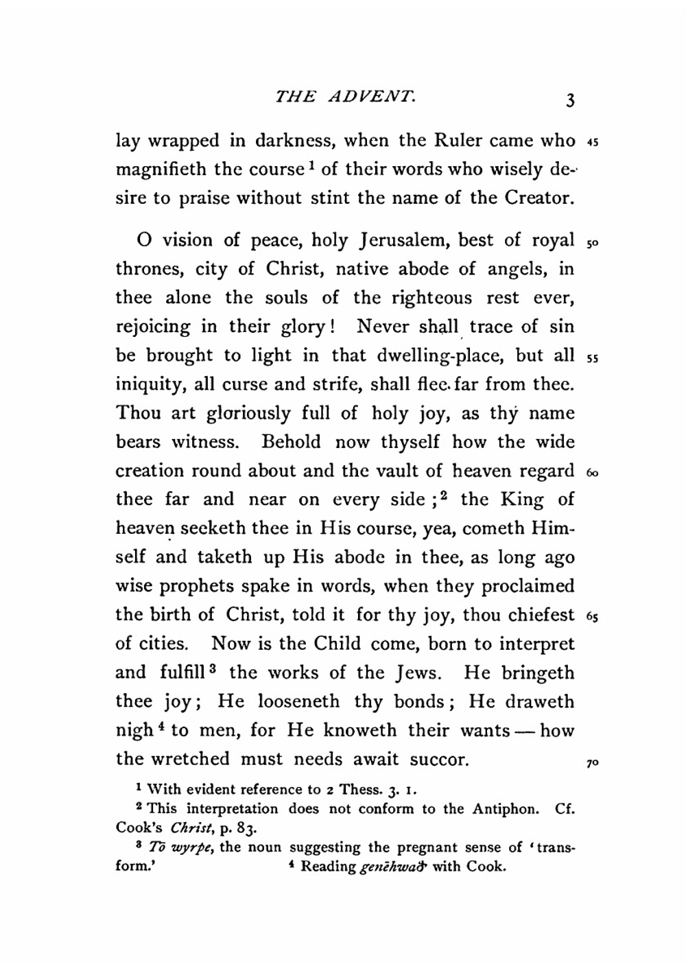 The Christ of Cynewulf. A poem in three parts: The advent, The ascension, and The last judgment. | Cynewulf