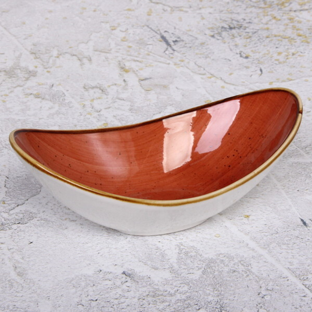 Салатник керамический «Corsica orange» 19,6*10,6*6,8см