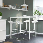 Барный стул - IKEA JANINGE/ЙАНИНГЕ ИКЕА  ,  36х38х84 см, белый