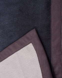 Элитный плед -покрывало Двустороннее голубой-серый от Luxberry фрагмент