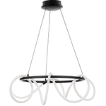 Citilux PYTHON CL220261 Люстра подвесная с пультом Чёрная