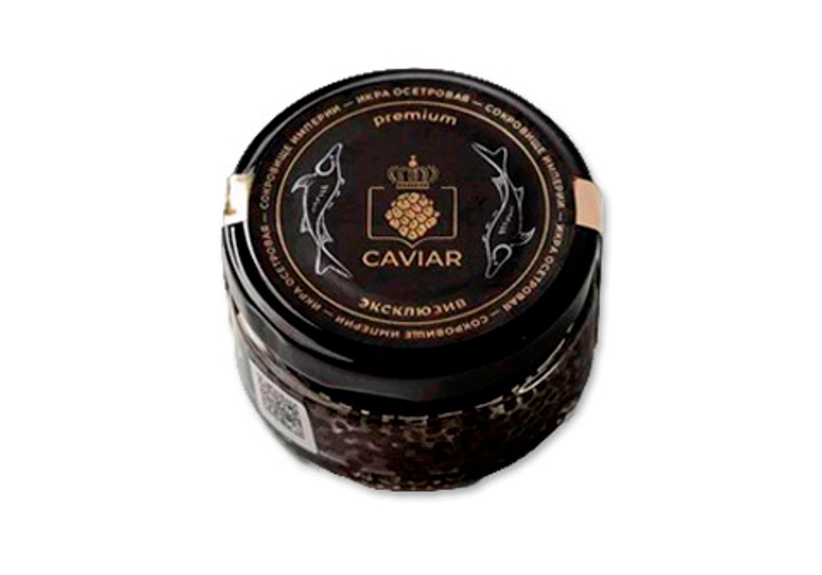 Икра черная Русского осетра "CAVIAR", 50г