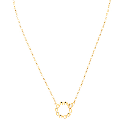 Колье Coeur de Lion Crystal-Gold 2056/10-1816