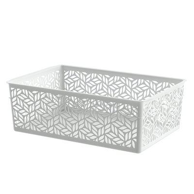 Корзинка универсальная "Linden" 4,3л, 290х190х95мм (светло-серый)