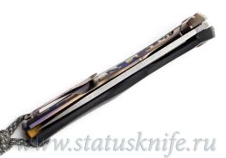 Нож CKF CUSTOM ELF (S35VN, титан-карбон, подшипники)фотография - 8