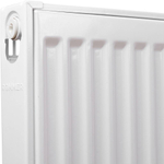 Радиатор панельный профильный ROMMER Ventil тип 11 - 300x1600 мм (подключение нижнее, цвет белый)