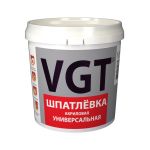 Шпатлевка универсальная для наружных и внутренних работ VGT, акриловая, 1,7 кг, 7388