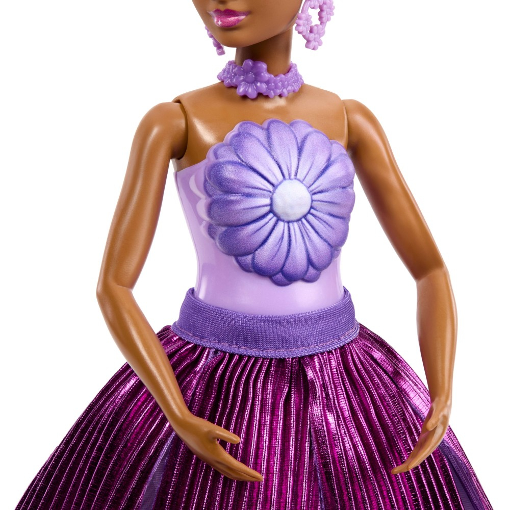 BARBIE Flower Reveal - Кукла Цветочное открытие Фиолетовая маргаритка JMF58