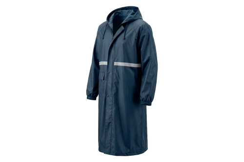 Плащ-дождевик синий XXL нейлоновый с ПВХ сигнальный на кнопках SAMTOOLS