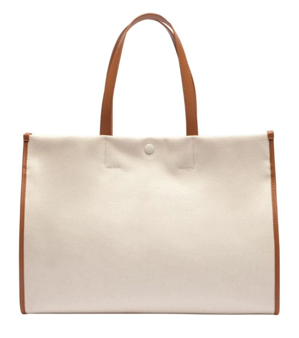 Спортивная сумка Lacoste Unisex Large Heritage Canvas Tote - natural