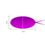 Виброяйцо с пультом ДУ PrettyLove Joanne (Цвет: фиолетовый)