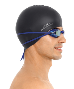 Шапочка для плавания Nuance Black, силикон