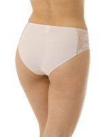 Трусы-слипы из микроволокна с кружевными вставками по бокам (Размер: 56) (Цвет: черный)