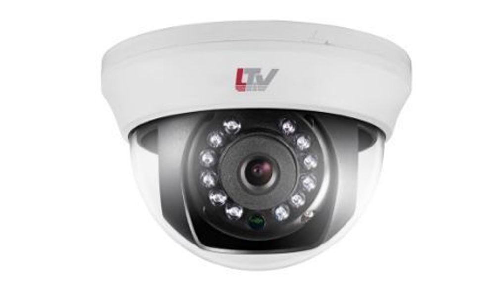 Видеокамера LTV CXM-710 42 (3.6) купольная мультигибридная видеокамера 1Mp
