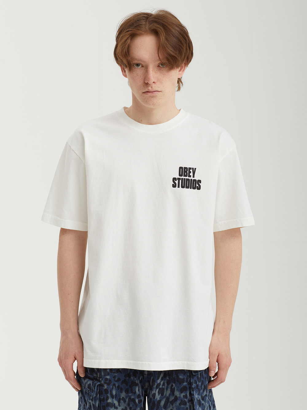 Мужская Футболка Obey Stamped